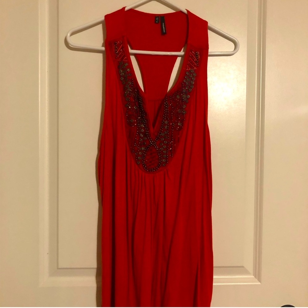 Maurices Women’s XL Tank Top With Bejeweled Embellishment